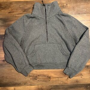 lululemon Gray Half-Zip Sweatshirt